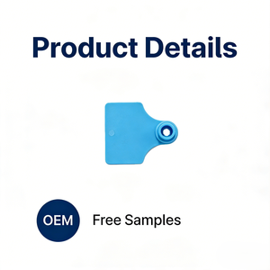 תגי אוזניים לבעלי חיים HS-ET 0002 עם שבב RFID למעקב וניהול של בקר, כבשים, עיזים וחזירים בחווה - Product Image 6