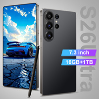 Smartphone S26 Ultra Original Sumsun 5G LTE 16GB+1TB Doble SIM 7000mAh 48MP+108MP OLED 120Hz 65W Carga Rápida Snapdragon Android