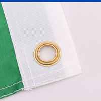 Drapeau national mexicain 2026 en tissu Oxford 210D imperméable, brodé, avec mât en acier inoxydable