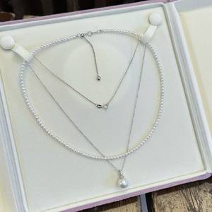 Hot Selling French Style <b>Fine</b> <b>Jewelry</b> <b>Sets</b> for Women Versatile Light Luxury Design Natural Pearl Necklace Small Fragrance - Product Image 2