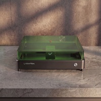 Máquina de Grabado Láser Encerrada de 20W para Manualidades y Negocios, Madera, Acrílico, Cuero, 400x380mm, Genesis-F, Tipo de Escritorio