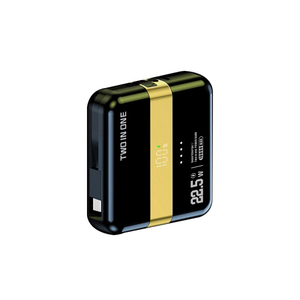 HDL 2024 Nuevos productos 10000Mah powerbank 2-en-1 Cargador rápido Power Banks con cable nuevas ideas de productos para <span class=keywords><strong>iPhone</strong></span> Power Bank - Product Image 1