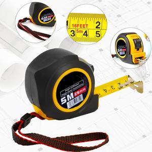 16-Foot Steel Self-Locking Auto Lock <strong>Tape</strong> <strong>Measure</strong> Basics Imperial/Metric Retractable Body <strong>Tape</strong> Rule Basic <strong>Measurement</strong> <strong>Tape</strong> - Product Image 2
