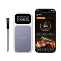Termometer Daging Digital Wifi INKBIRD INT-31E-RW dengan Probe Temperatur Multi-sensing untuk Daging