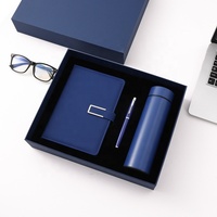 Coffret Cadeau d'Affaires de Luxe en Gros : Carnet A5 Personnalisable en Cuir PU Vert avec Stylo, Tasse Thermique et Clé USB