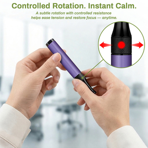 เครื่องพ่นยาแบบพกพาอะลูมิเนียมออกไซด์พรีเมียมพร้อมโลโก้สั่งทำ ช่วยเลิกบุหรี่ บรรเทาความวิตกกังวล ปราศจากนิโคติน ของขวัญสำหรับผู้ชาย - Product Image 6