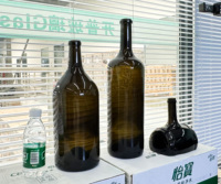 Grande bouteille de vin de 9L/12L/15L/18L/24L/30L grande bouteille de champagne géante pour l'affichage avec couvercles vides emballage de stockage