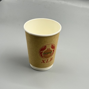 ผู้ผลิตจีน แก้วกาแฟกระดาษแบบใช้แล้วทิ้ง ผนังสองชั้น เก็บอุณหภูมิได้ พิมพ์ลายตามสั่ง สำหรับเครื่องดื่มร้อนแบบนำกลับบ้าน - Product Image 2