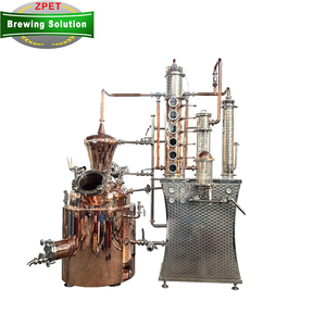 Red Copper Pot Still Destilador comercial Equipo de máquina para Gin Whisky Ron Brandy Destilación - Product Image 2