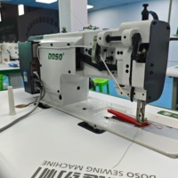 Machine à coudre industrielle DS-4400 à aiguille simple, triple alimentation, point de surjet, pour cuir et tapisserie