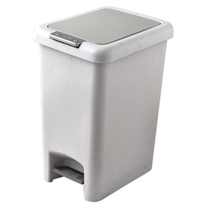Cubo de Basura con Pedal de 15L con Tapa, Diseño Rectangular para Uso en Interiores, Cocina, Baño, Dormitorio - Product Image 5