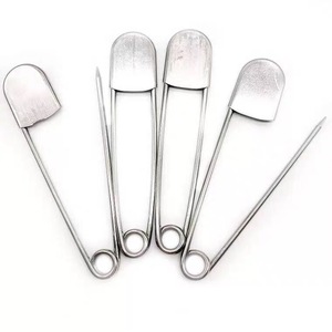 <span class=keywords><strong>Épingles</strong></span> de sûreté en acier inoxydable 3,2x127mm 30g, grandes <span class=keywords><strong>épingles</strong></span> de type lessive, fabrication professionnelle - Product Image 1