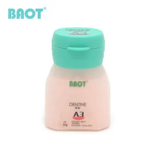 BAOT PFZ Dentine 50g ZCG A1 A2, bahan kesan Dental keramik zirkonia, bubuk porselen gigi