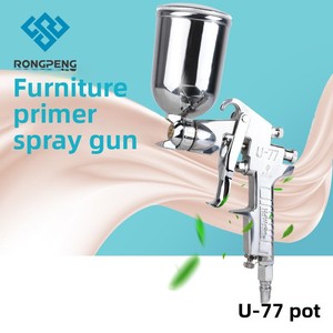 <span class=keywords><strong>Pistolet</strong></span> de pulvérisation pneumatique U71/U77 <span class=keywords><strong>avec</strong></span> réservoir supérieur/inférieur anti-colmatage - Product Image 5