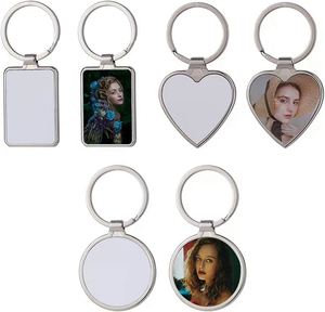 Porte-clés en alliage de zinc personnalisés pour impression photo numérique, cadeaux promotionnels, logo laser, sublimation, légers - Product Image 4