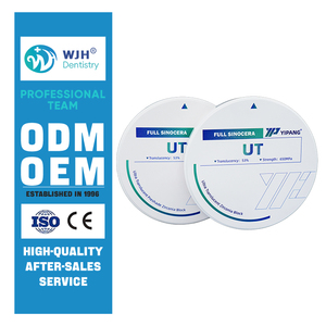 UT odontoiatria biocompatibile colore Natrual Premium di grado medico a grana Fine pieno contorno <span class=keywords><strong>Zirconia</strong></span> estetica blocco CAD disco dentale - Product Image 1