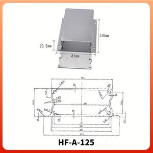 Wall Mounted Anti-Interference Custom Extruded Aluminum Alloy IP54 Junction Box Powder Coating for Electronics Instrument - Product Image 3