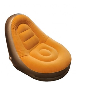 <b>Inflatable</b> Couch Built-in Rechargeable Pump High-Pressure Lounge Chair <b>Inflatable</b> Bean Bag Chair for Indoor Outdoor Camping - Product Image 1