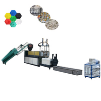 Nouveau 500-1000 Kg/H PP PE HDPE LDPE sacs granulation/granulateur/granulateur Machine avec moteur à vendre