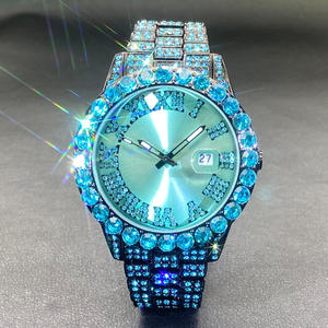 Fashionable men's watch with high quality unique hip-hop style iced out moissanite watch watch for men pass diamond tester - Product Image 2