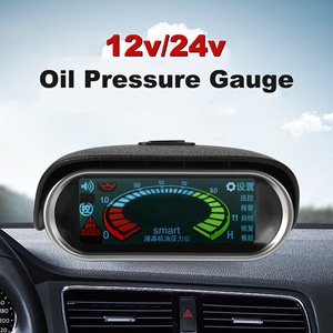 Jauge de pression d'huile 12v 24v LCD numérique pour voitures, camions, véhicules agricoles - Product Image 3