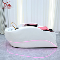 Fauteuil de lavage électrique 4D massant avec circulation d'eau pour spa capillaire et thérapie du cuir chevelu en salon