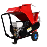 Hoge productiviteit 186 type diesel houtversnipperaar elektrische start met automatische toevoer voor het vermalen van fruittakken kernmotor
