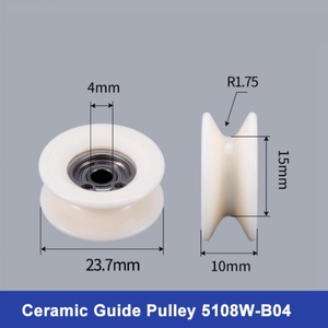 Roues de guidage OEM 24*10mm pour le tréfilage, longue durée de vie, certifiées ISO9001 - Product Image 2