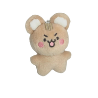 Porte-clés ours personnalisé animaux en peluche porte-clés en peluche panda poupée coréenne petit jouet pendentif