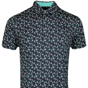 Polo de golf en polyester pour homme-Évacuation de l'humidité et séchage rapide-Idéal pour les hautes performances sur le parcours - Product Image 1