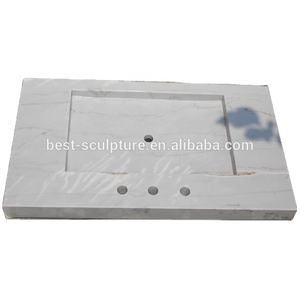 Évier de salle de bain de haute qualité, évier en marbre blanc naturel à vendre - Product Image 2