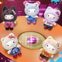 ¡Gran Venta! Muñecos de Peluche de Vinilo de la Serie Graffiti de Hello Kitty de Sanrio, 100% Originales de Miniso, Caja Sorpresa, Colgante para Bolsa, Juguetes Relajantes
