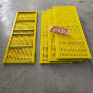 नए औद्योगिक रैखिक कंपन स्क्रीन पॉलीयूरेथेन सिविंग मशीन अयस्क पानी और तरल सिविंग के लिए निर्माण के लिए - Product Image 1