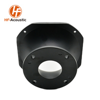 Klaxon diffuseur noir Super aluminium 2 pouces Boulon sur Compression Driver Horn