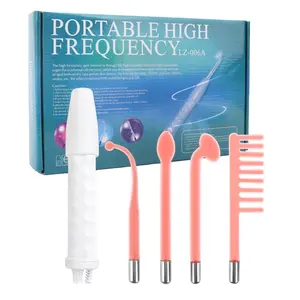 4 in 1 Acne Treatment Facial Lift Skin Tightening High Frequency Skin Therapy Machine Skin Therapy Wand