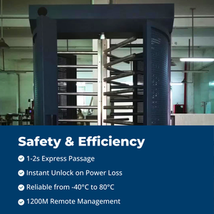 Tourniquets imperméables de pleine taille pour le domaine privé clôturant le système, les jardins privés, les villas et les domaines - Product Image 4