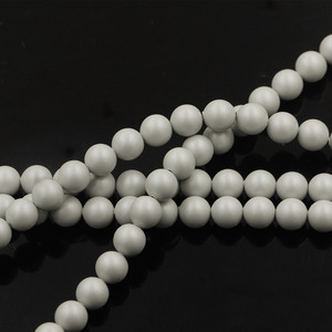 Hot Bán 5810 Chuỗi Vòng Hình Dạng Lỏng Lẻo Ánh Sáng Grey Giả Hạt Ngọc Trai Với Lỗ Cho Thời Trang Phụ Nữ Vòng Cổ Đồ Trang Sức Làm - Product Image 4