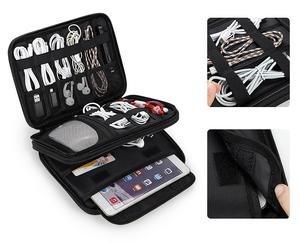 定制标志防水尼龙数据线电源银行耳机加格储物盒科技收纳袋平板电脑包 - Product Image 3