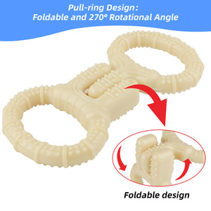 ของเล่นเคี้ยวรูปวงแหวนสำหรับสุนัข ยี่ห้อ Neutral Products ขนาด 32.9x121.6x239 มม. ของเล่นฝึกสัตว์เลี้ยงแบบอินเทอร์แอคทีฟสำหรับสุนัข - Product Image 2