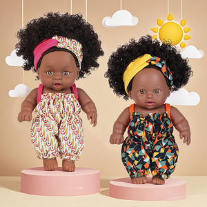 Nueva Muñeca Reborn Africana Negra de 8 Pulgadas (20 cm), de Vinilo, Linda y Realista, Juguete de Simulación para Niños, Regalo - Product Image 5