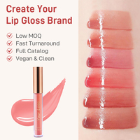 Kit de crayons à lèvres vegan personnalisés de luxe avec gloss à lèvres