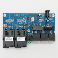 Routeur de données informatiques réseau sans fil avec port Ethernet UTP à fibre optique, commutateur réseau PoE 5 ports, carte PCB