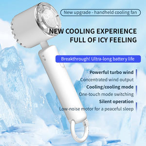 Mini ventilateur silencieux portable rechargeable à gaz à grande vitesse pour le bureau, le dortoir d'étudiants, les activités de plein air, l'utilisation de la voiture - Product Image 2