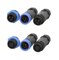 Connecteur d'alimentation M20 2 3 4 5 broches pour écran LED, connecteur en plastique