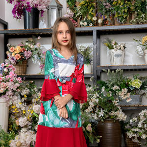 Medio Oriente musulmano madre figlia genitore bambino vestito Dubai arabo ragazza vestito per bambini ragazze - Product Image 4