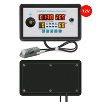 ZFX - W9002 Thermostat intelligent numérique, contrôle de la température et de l'humidité, incubateur, retournement automatique des œufs à 360°, 12V/220V
