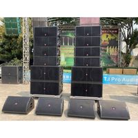 Enceinte Line Array Professionnelle Intérieur et Extérieur TI PRO AUDIO LA-2122 Double 12 Pouces Bois Sonorisation dBTechnologies