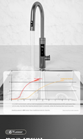 Robinet de cuisine avec chauffe-eau électrique instantané intégré