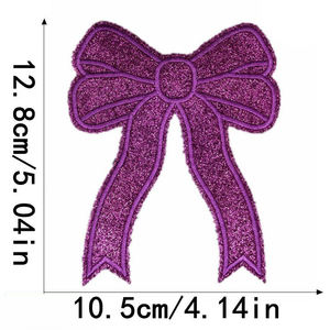 Mehrfarbige Bogen Pailletten Stickerei Patch Aufbügeln Patches für Kleidung Thermo klebende Patches auf Kleidung DIY Custom Sewing Badges - Product Image 2