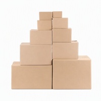 Boîtes en carton ondulé RSC personnalisées en gros, écologiques, réutilisables, solubles, pour artisanat, cartons kraft 3 plis, emballage pour l'art et l'artisanat